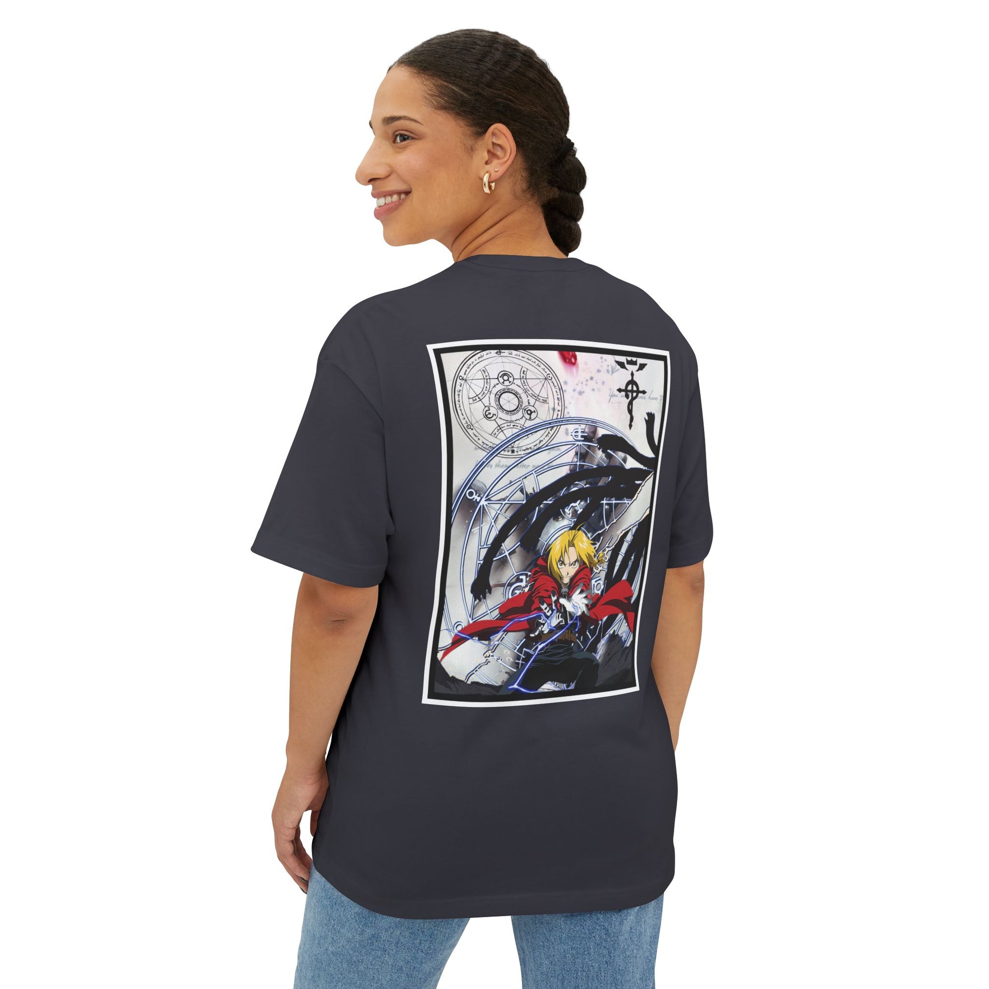 Camiseta extragrande de Edward Elric (FULLMETAL)