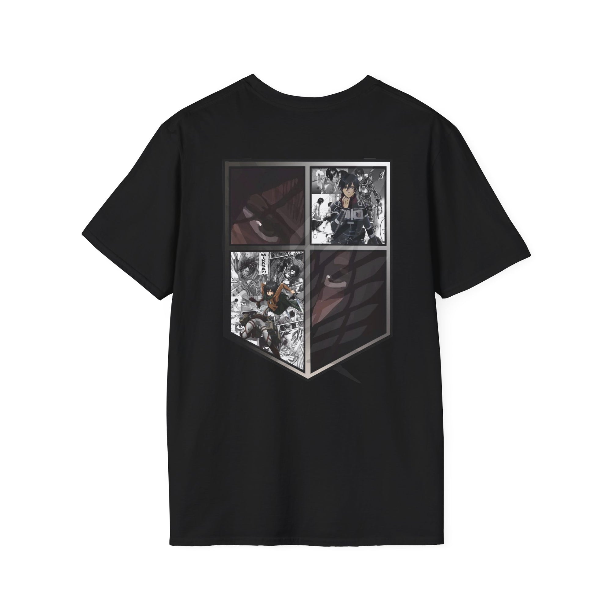 Camiseta informal de Mikasa Ackerman (ATAQUE A LOS TITANES)