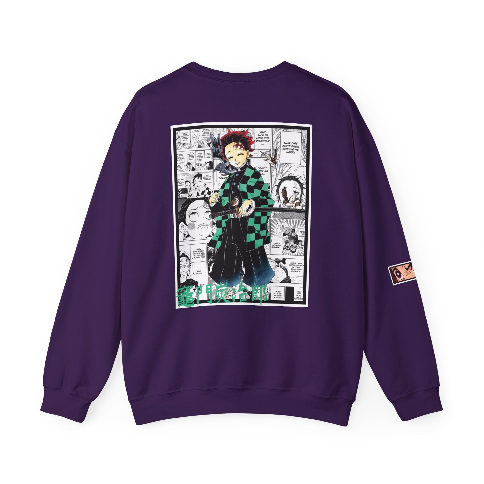 Sudadera con cuello redondo de Tanjiro Kamado (DEMON SLAYER)