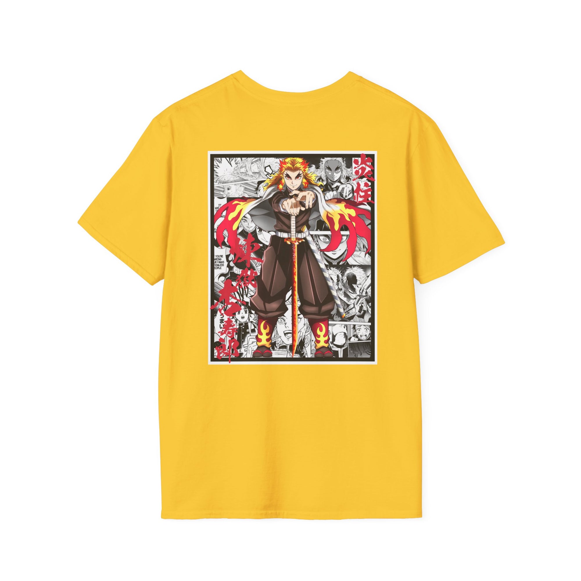 Camiseta informal Kyojuro Rengoku (DEMON SLAYER)