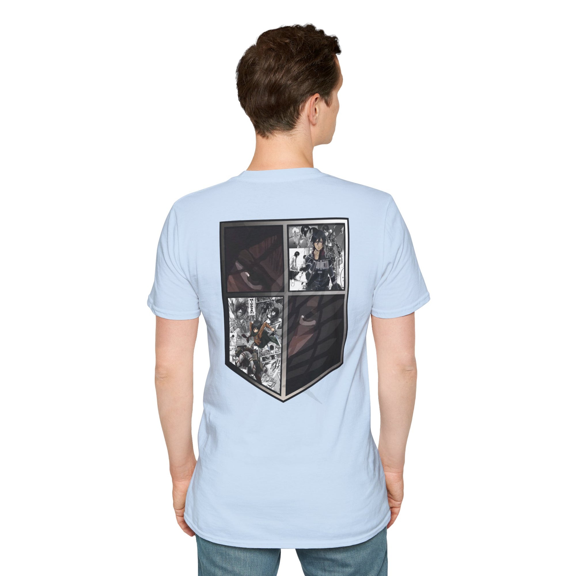 Camiseta informal de Mikasa Ackerman (ATAQUE A LOS TITANES)