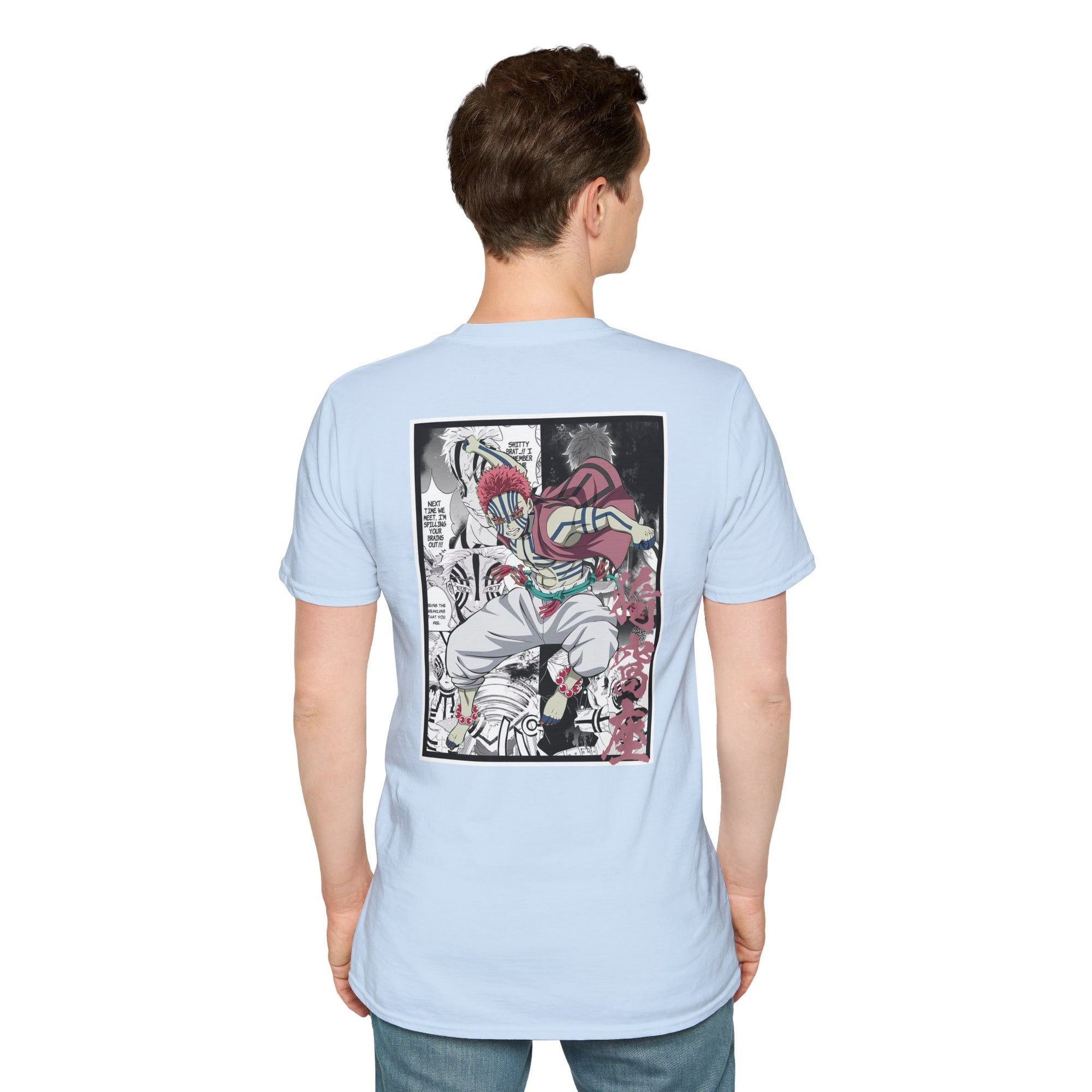 Camiseta informal de Akaza (DEMON SLAYER)