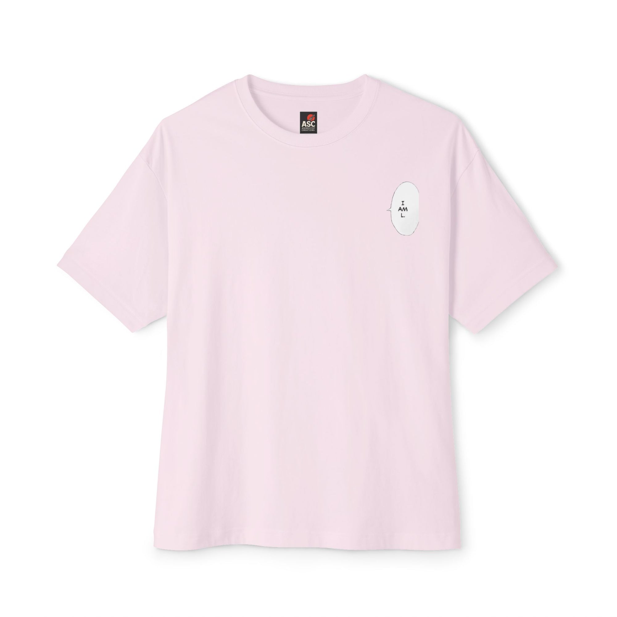 L. (DEATH NOTE) Camiseta de gran tamaño