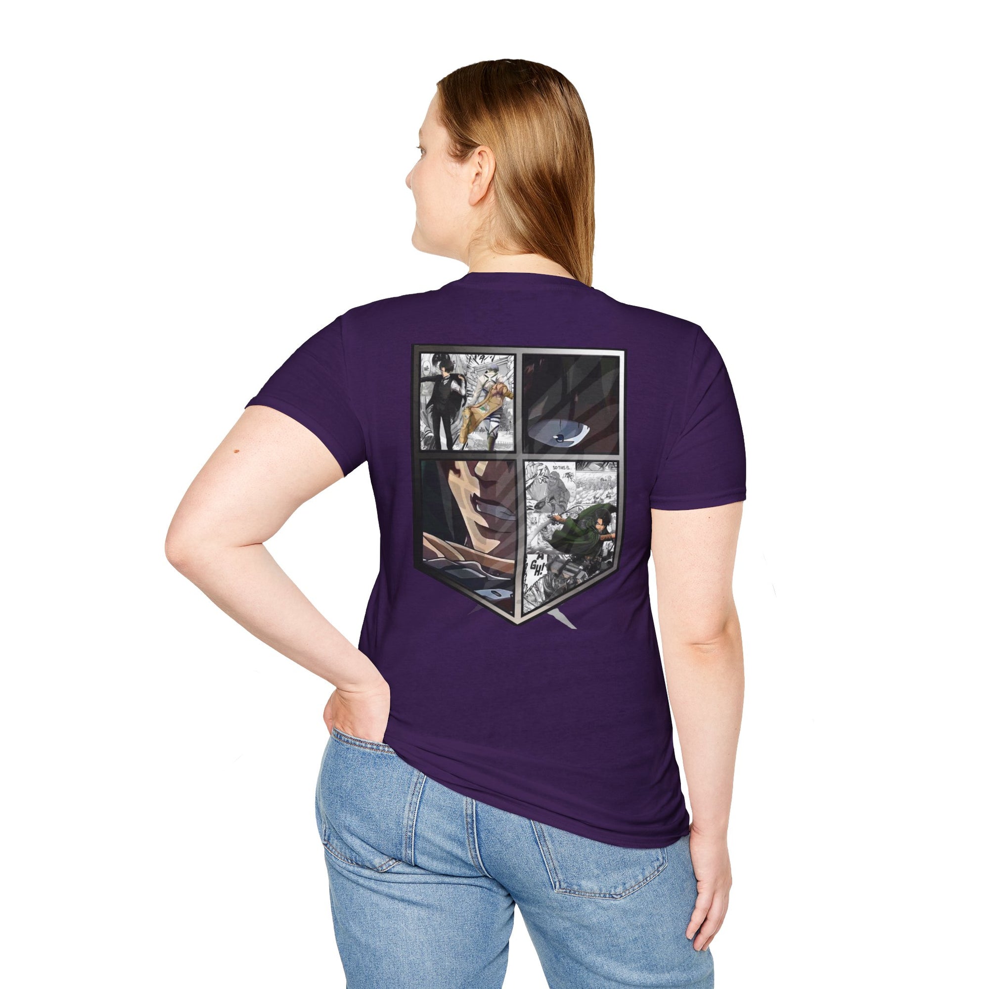Camiseta informal de Levi Ackerman (ATAQUE A LOS TITANES)