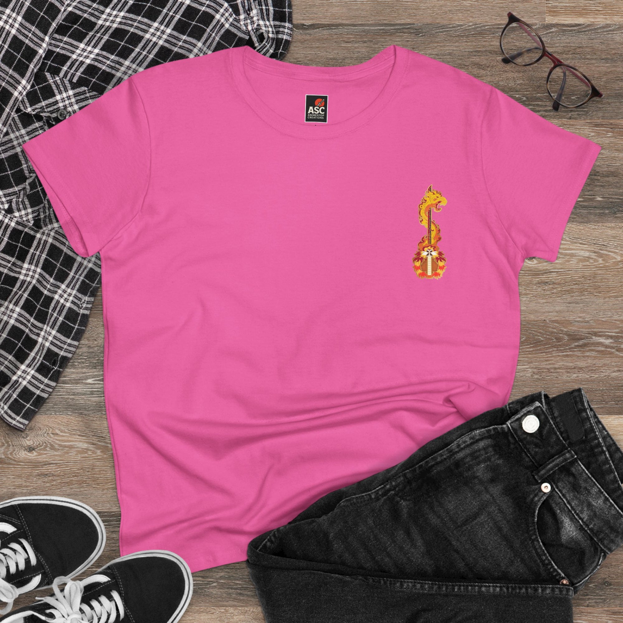 Camiseta de mujer Kyojuro Rengoku (DEMON SLAYER)