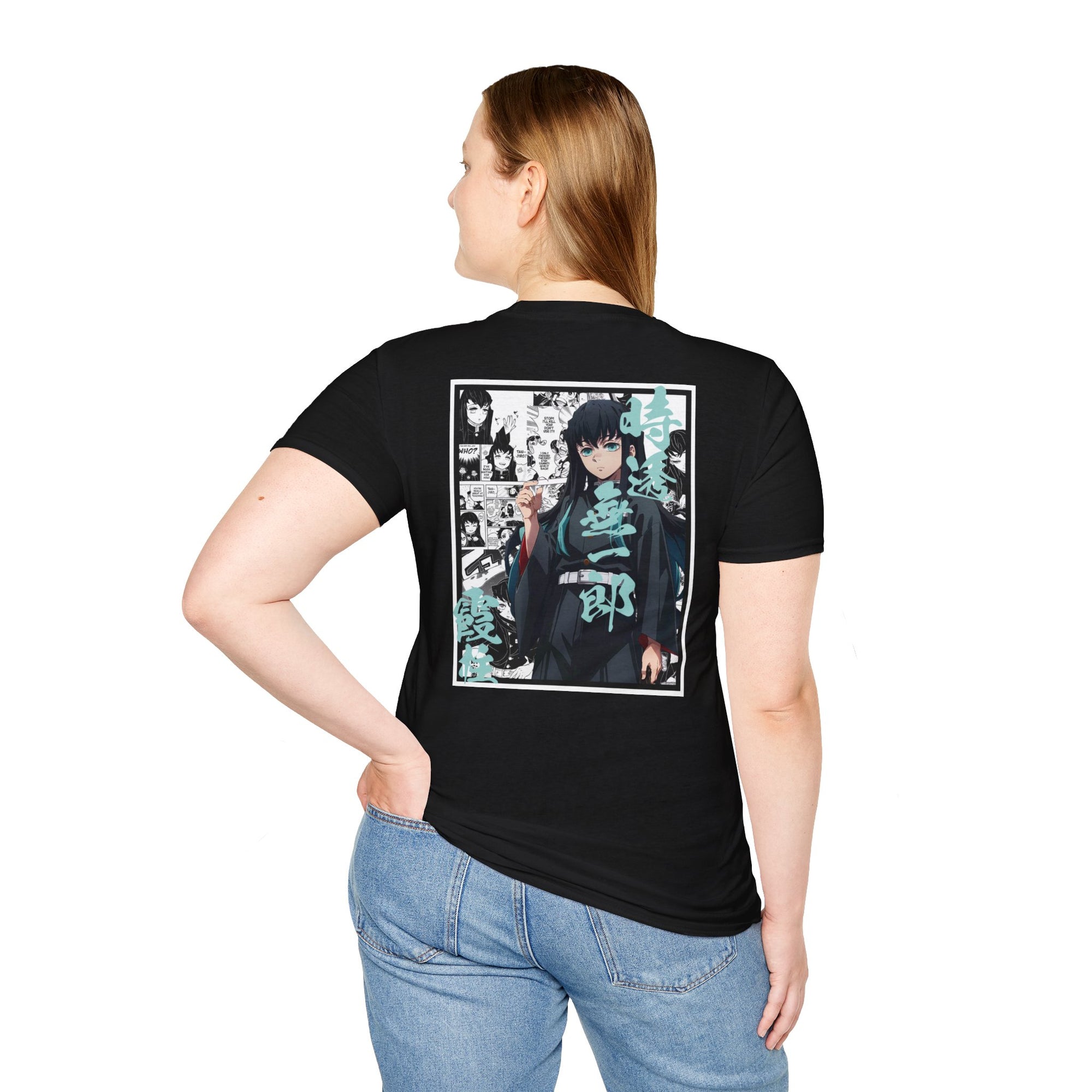 Camiseta informal de Muichiro Tokito (DEMON SLAYER)