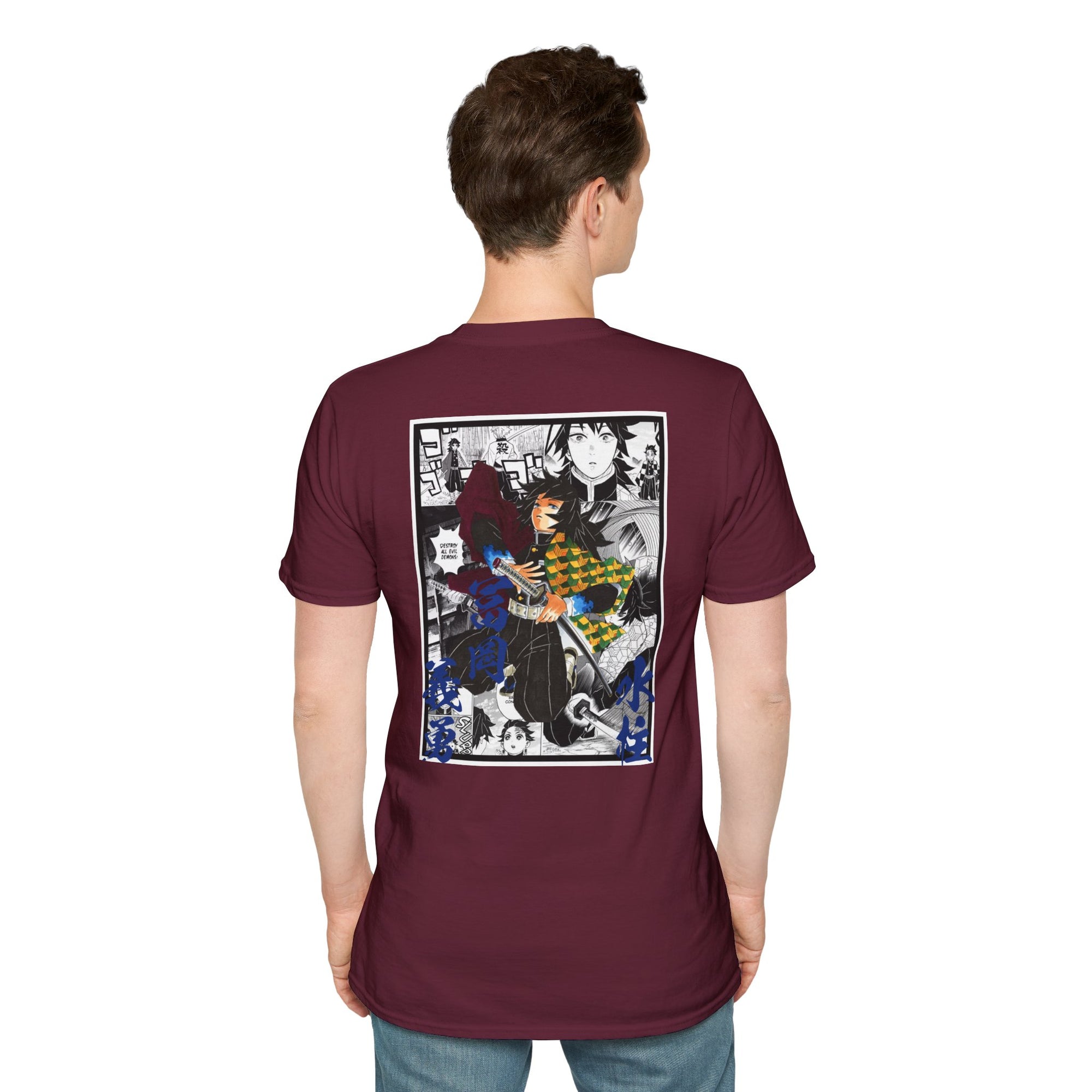 Camiseta informal Giyu Tomioka (DEMON SLAYER)
