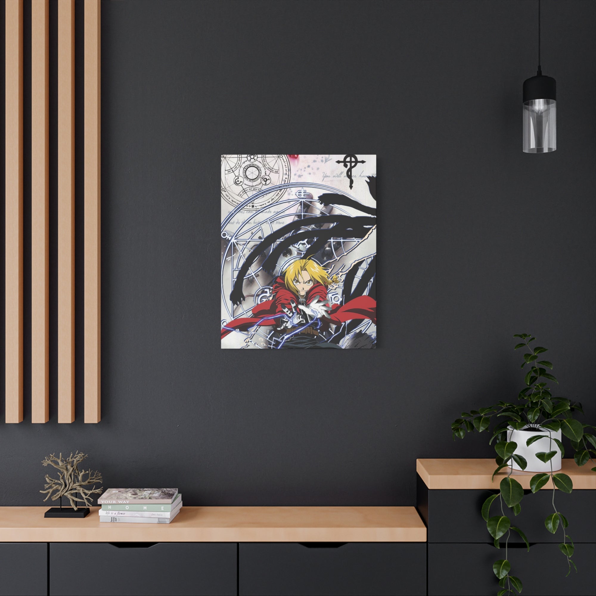 Edward Elric (Fullmetal) 24 x 30in Canvas