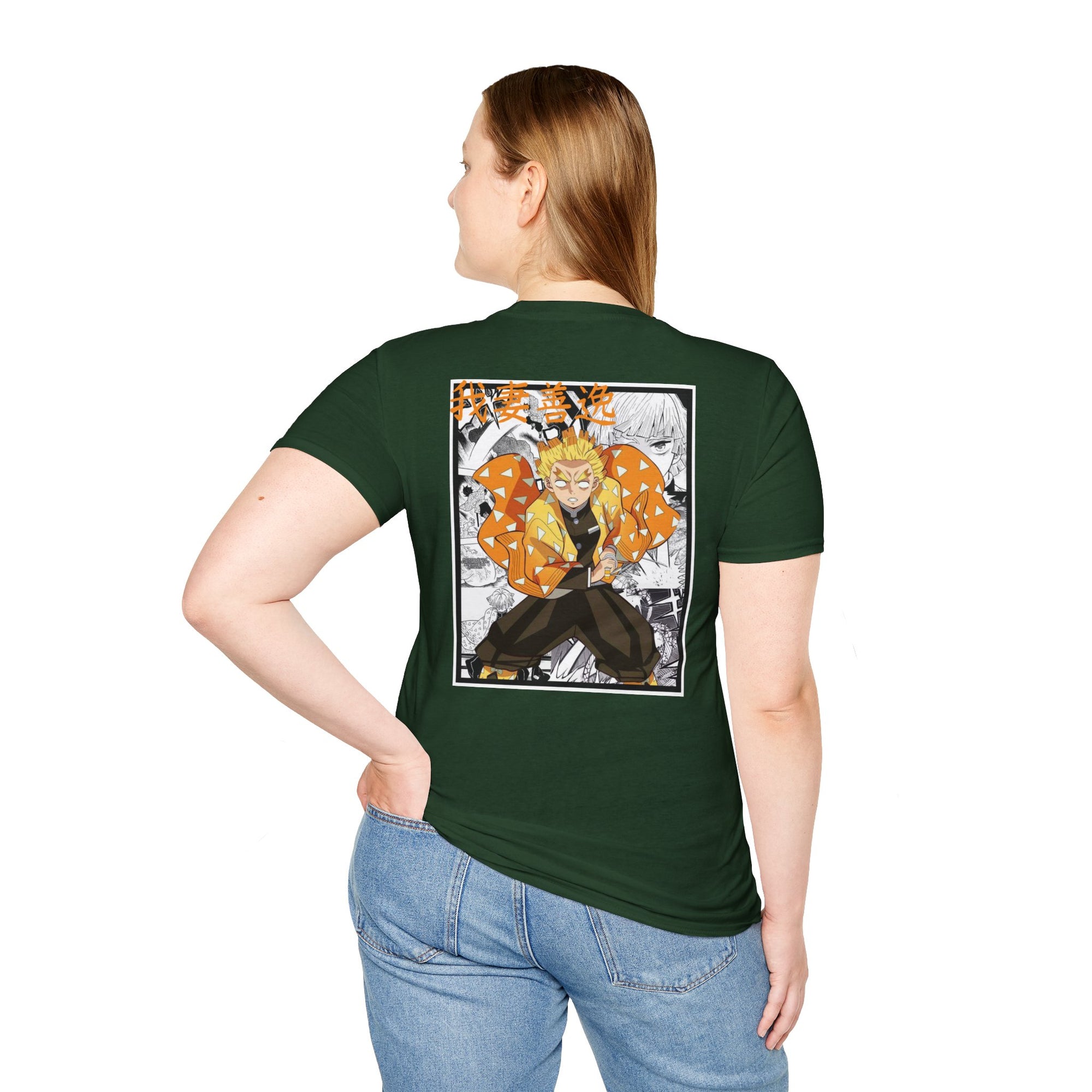 Camiseta informal Zenitsu Agatsuma (DEMON SLAYER)