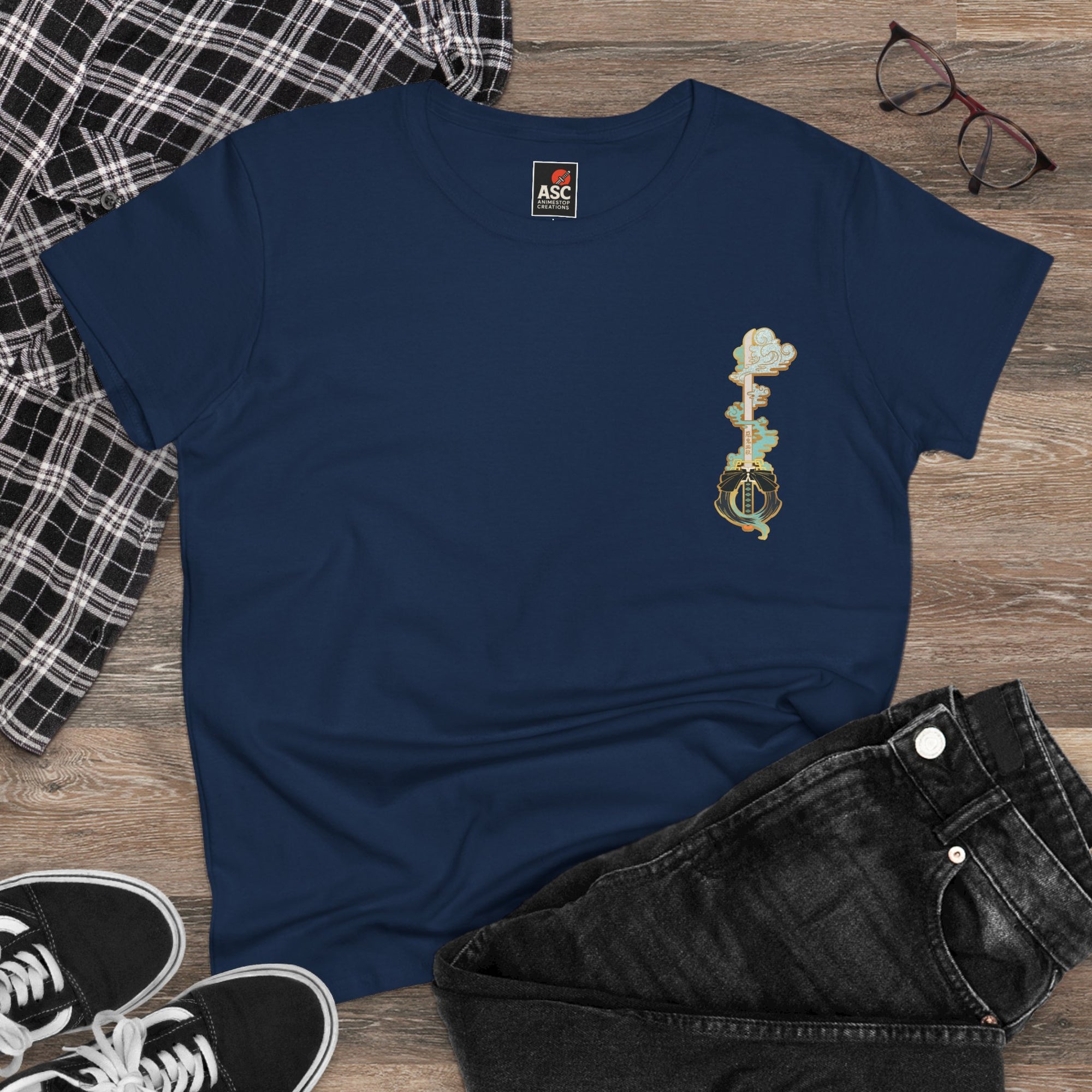 Camiseta de mujer de Muichiro Tokito (DEMON SLAYER)