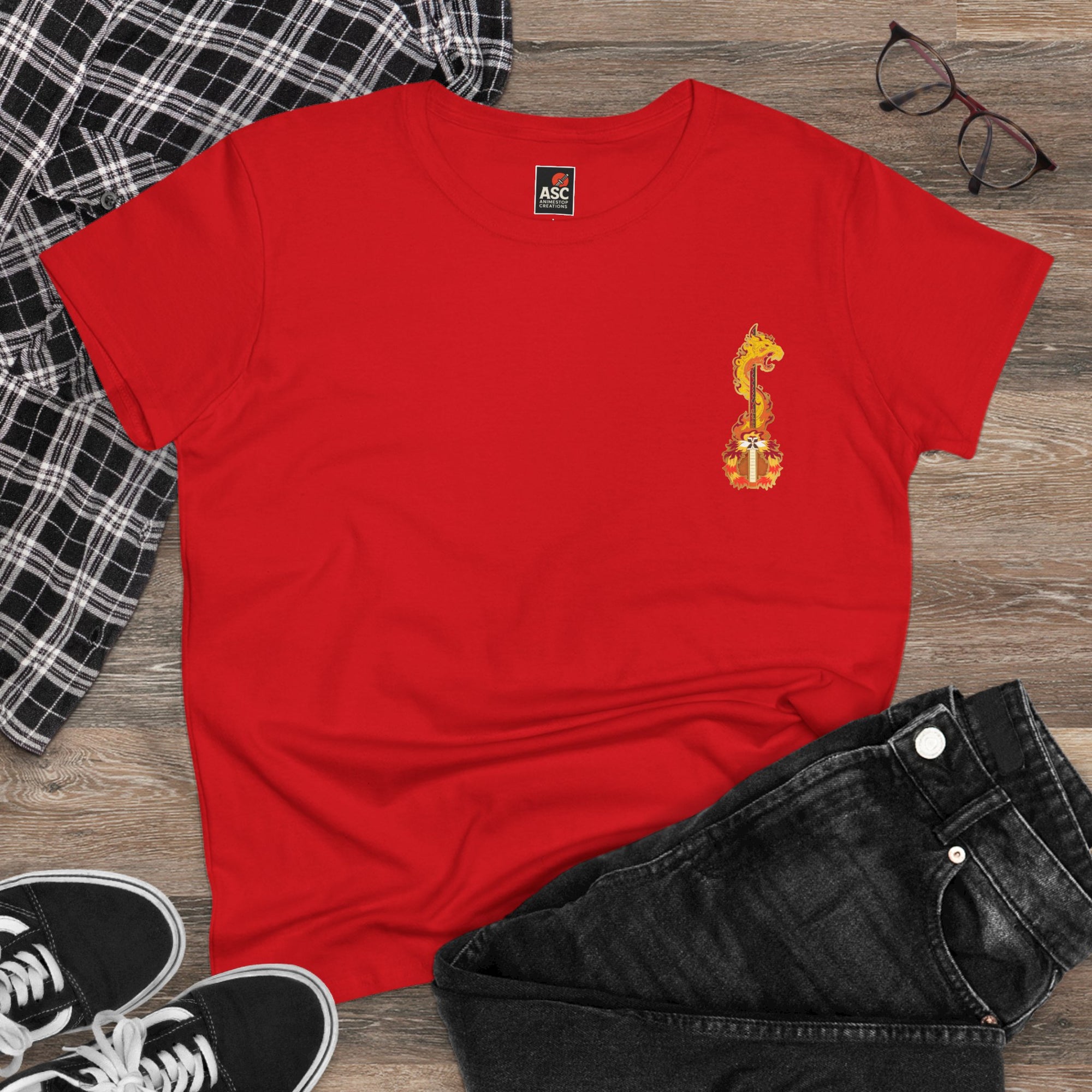 Camiseta de mujer Kyojuro Rengoku (DEMON SLAYER)