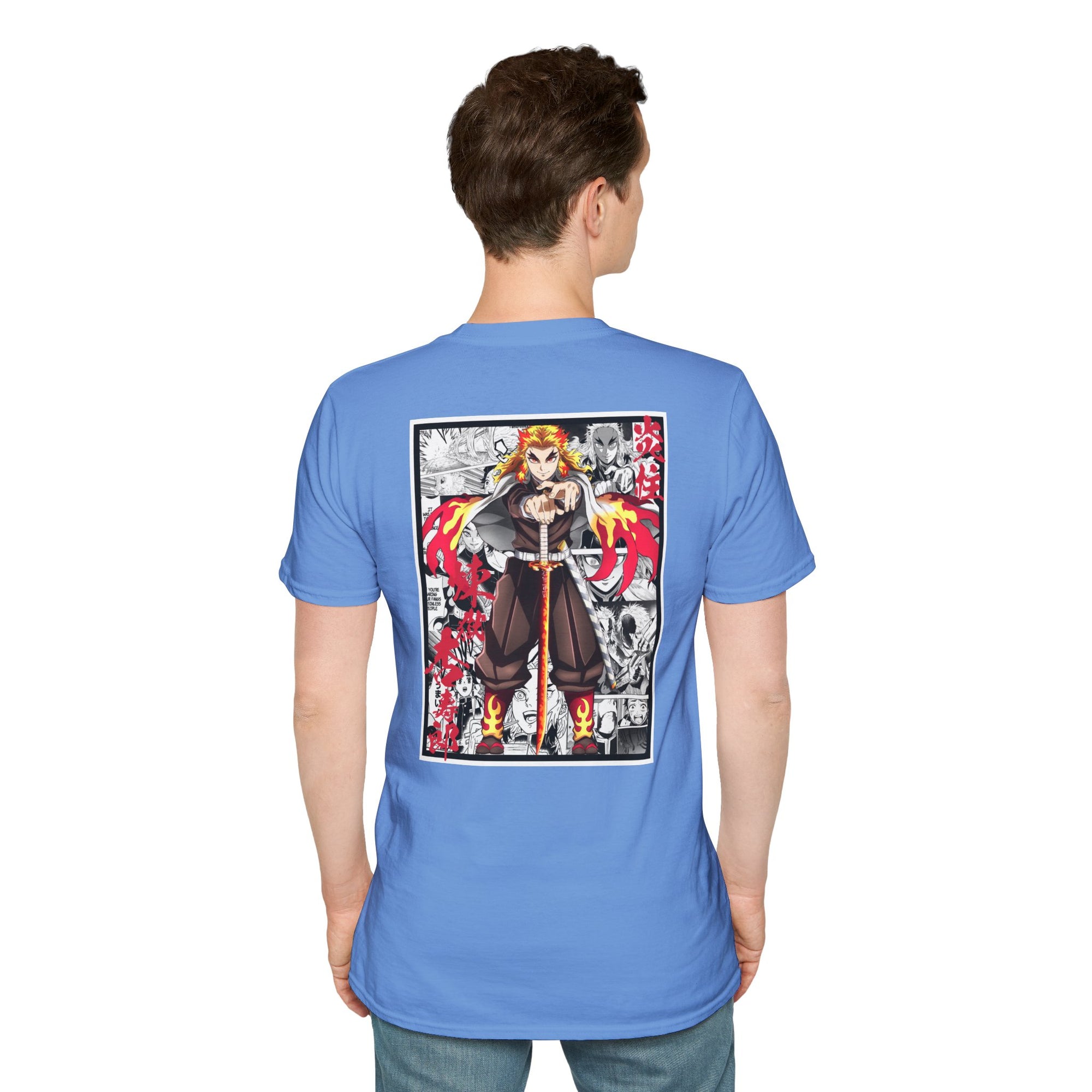 Camiseta informal Kyojuro Rengoku (DEMON SLAYER)