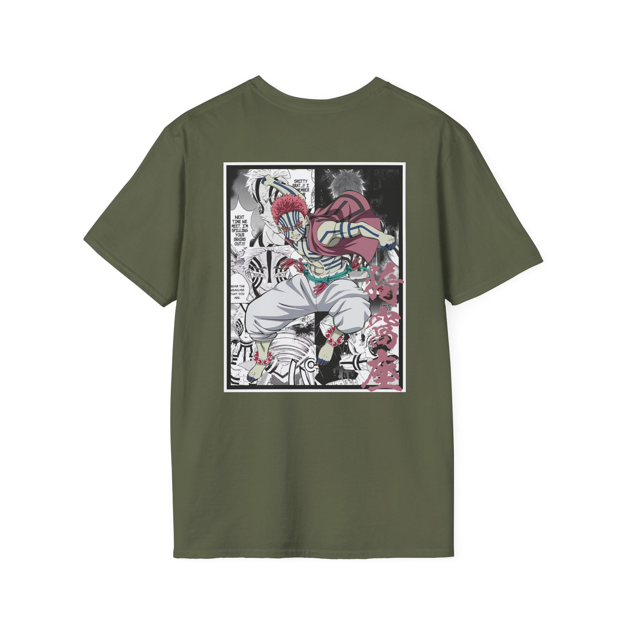 Camiseta informal de Akaza (DEMON SLAYER)