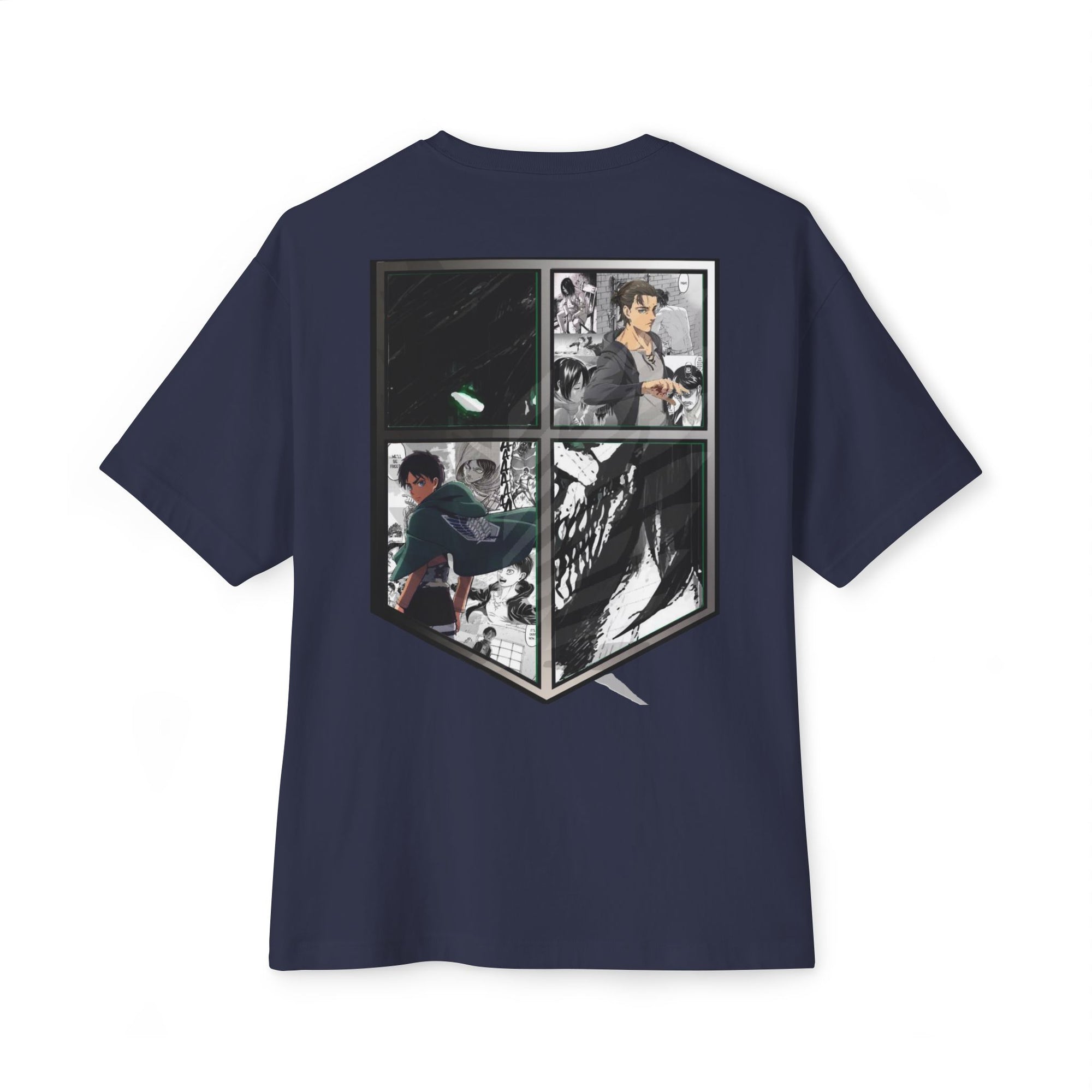 Camiseta extragrande de Eren Yeager (ATTACKONTITAN)