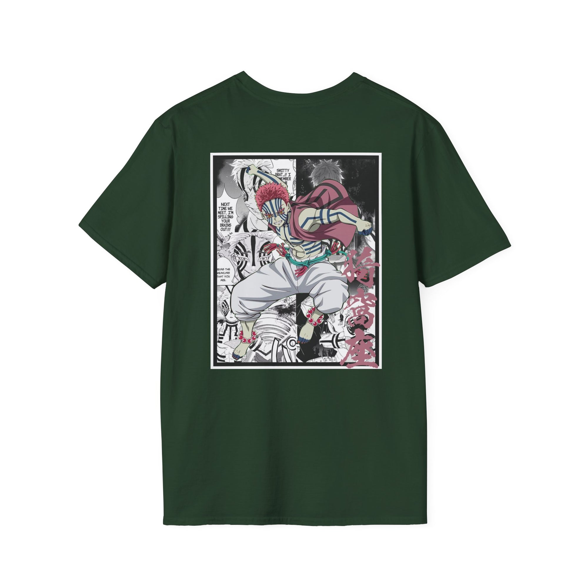 Camiseta informal de Akaza (DEMON SLAYER)