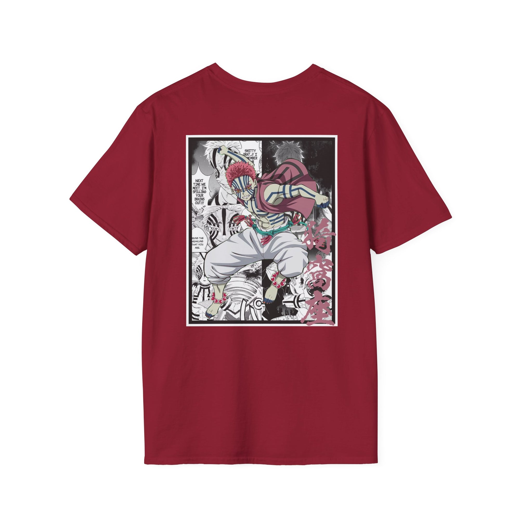 Camiseta informal de Akaza (DEMON SLAYER)