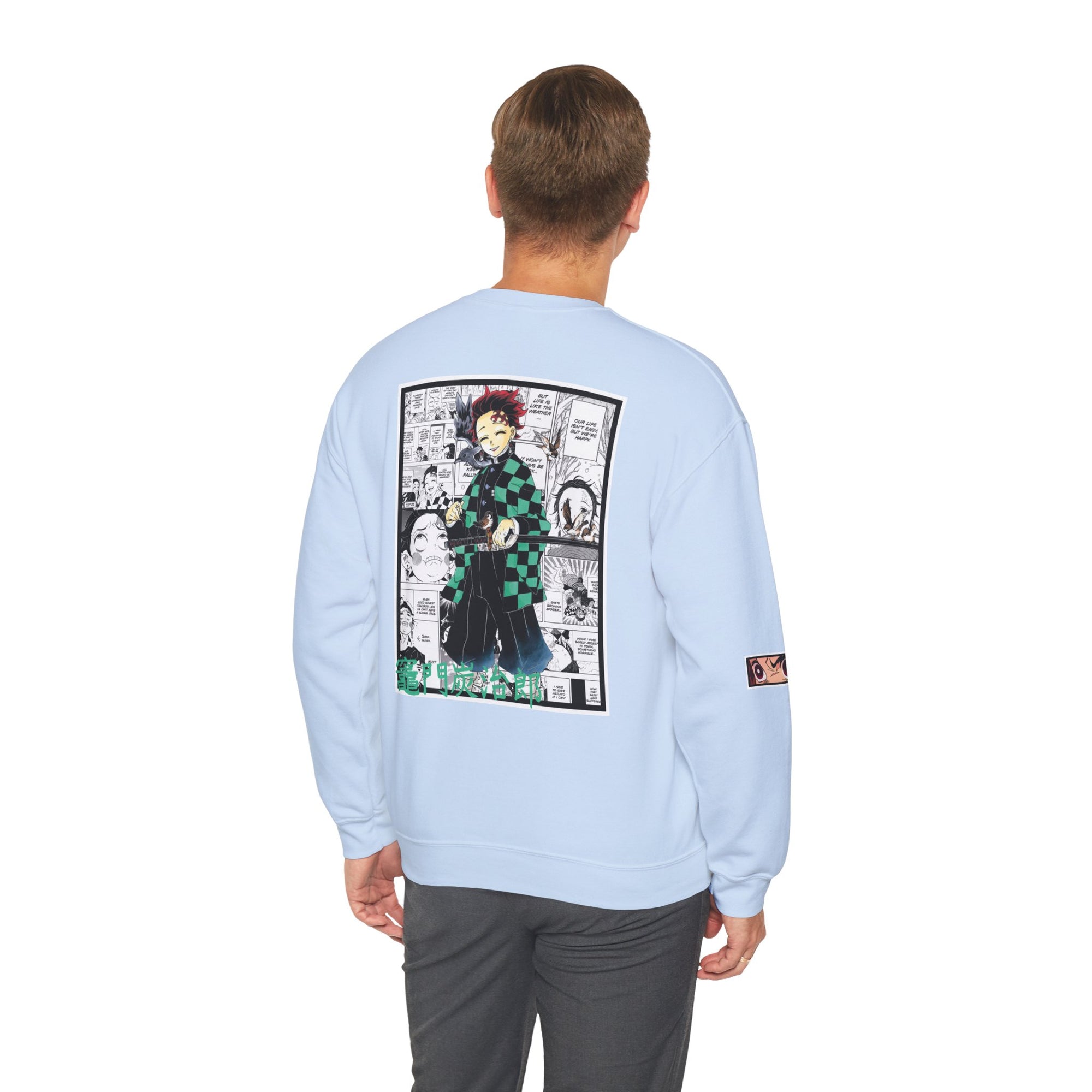 Sudadera con cuello redondo de Tanjiro Kamado (DEMON SLAYER)