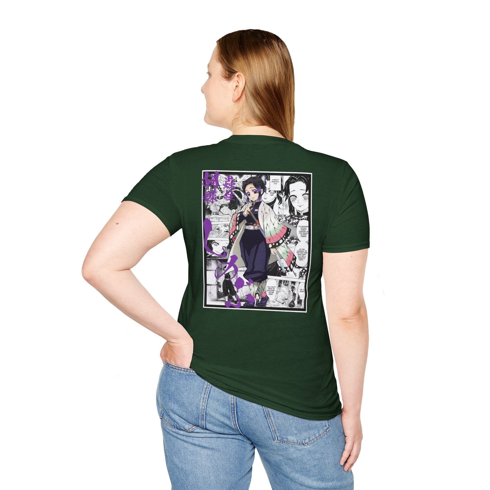 Camiseta informal de Shinobu Kochō (DEMON SLAYER)