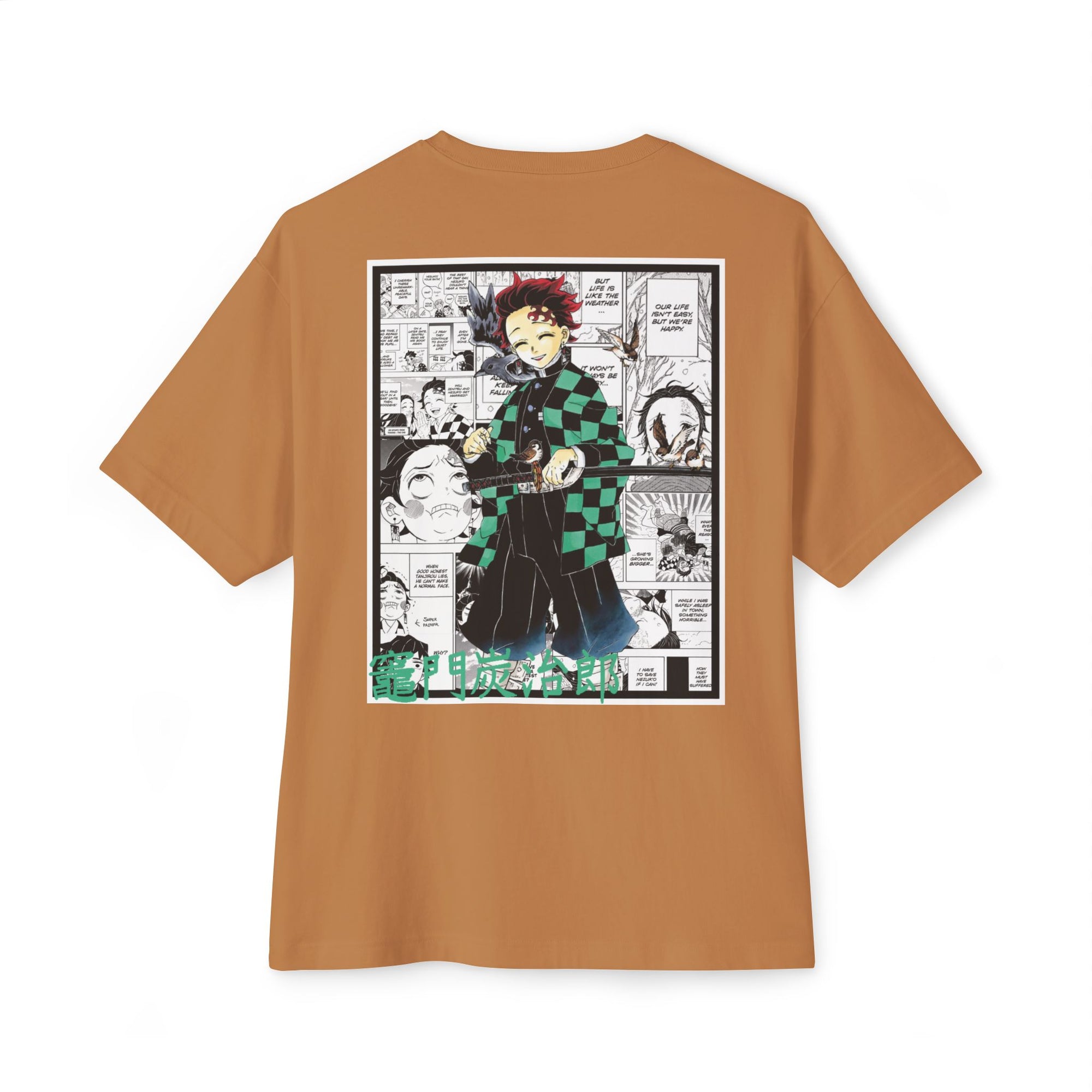 Camiseta extragrande de Tanjiro Kamado (DEMON SLAYER)
