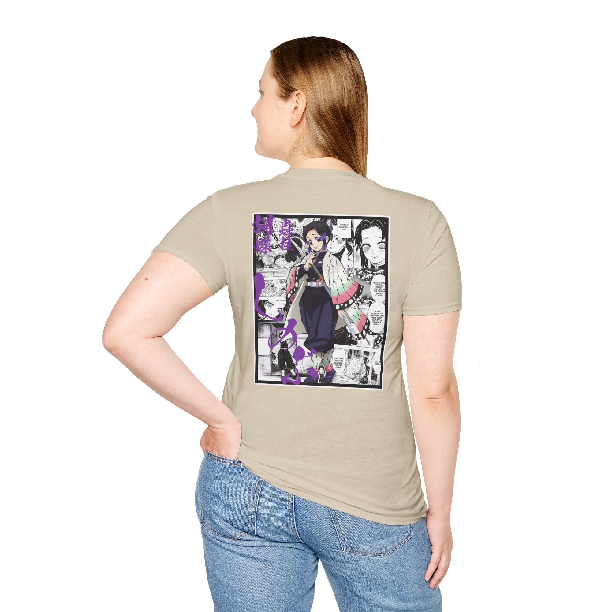 Camiseta informal de Shinobu Kochō (DEMON SLAYER)