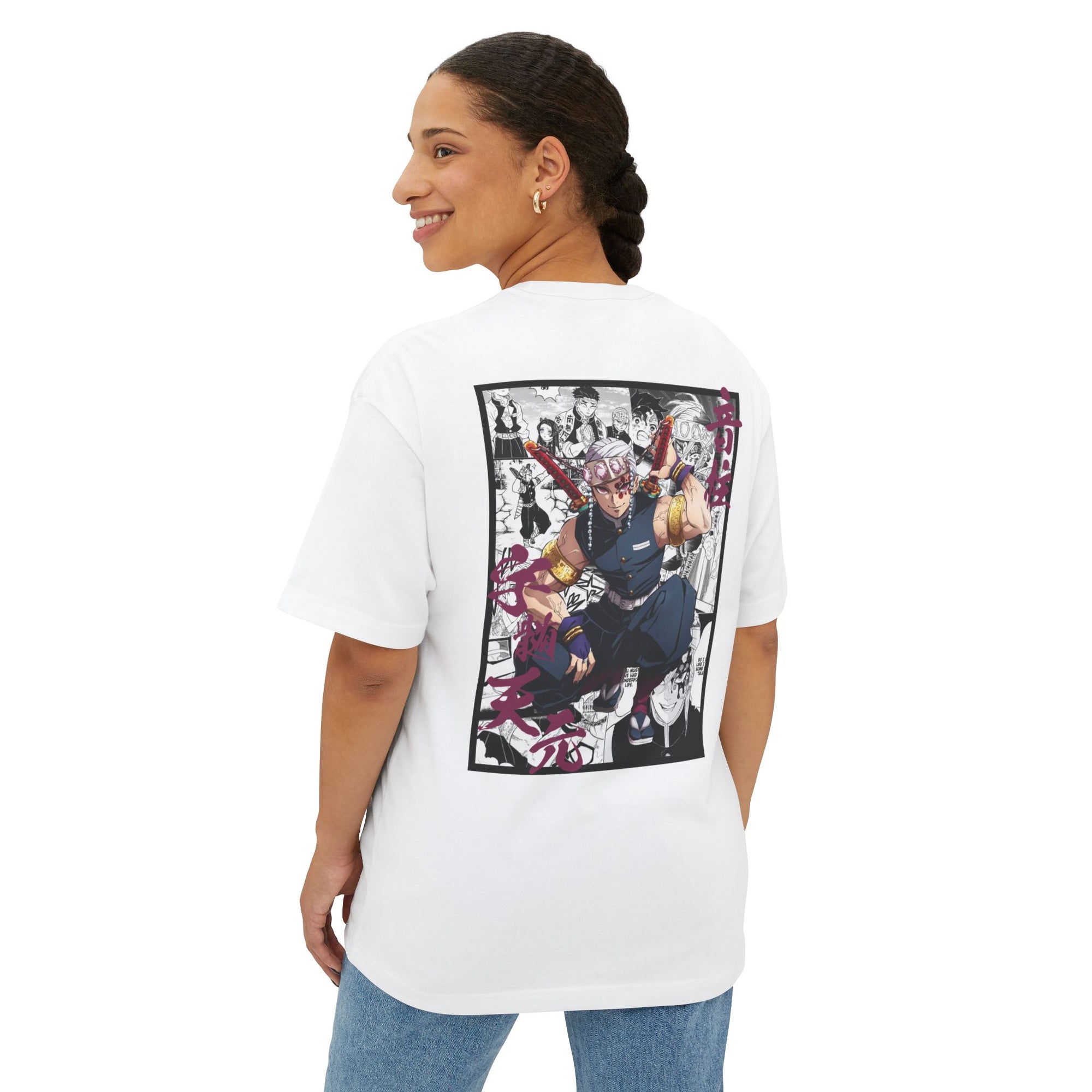 Camiseta extragrande de Tengen Uzui (DEMON SLAYER)