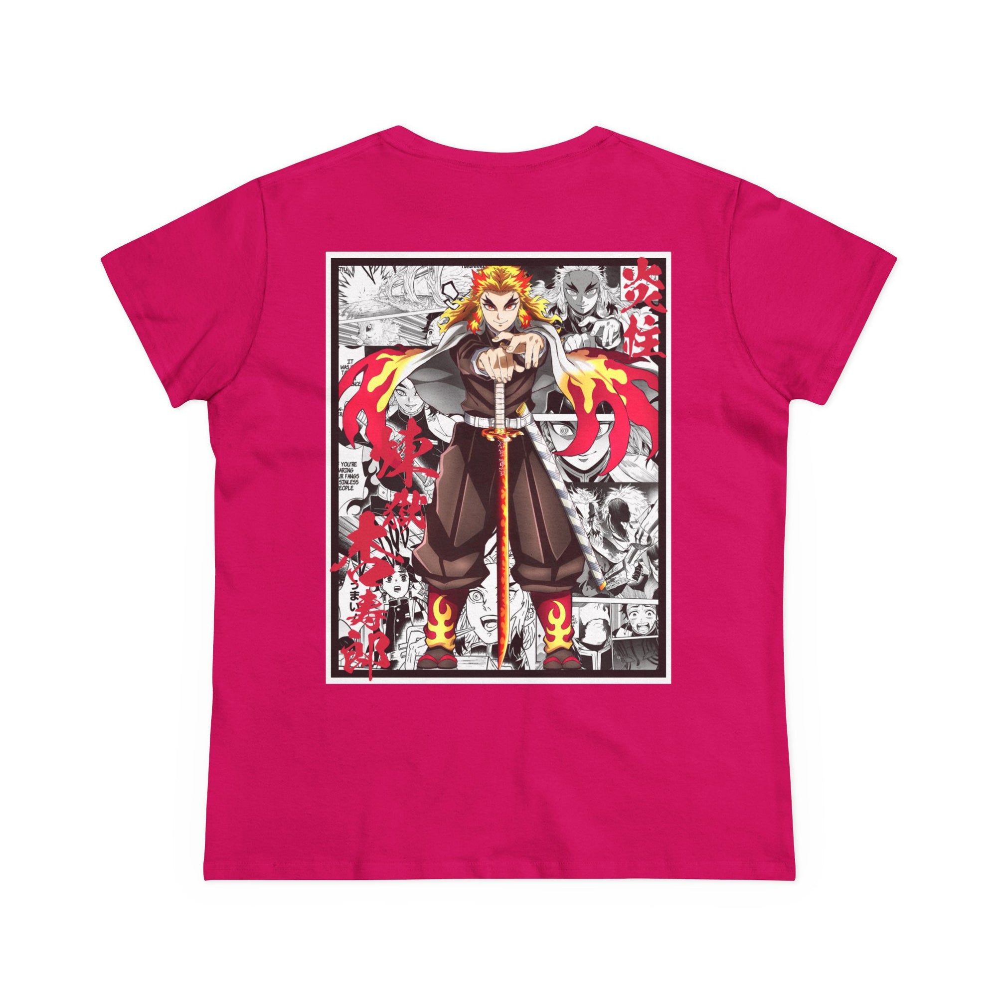 Camiseta de mujer Kyojuro Rengoku (DEMON SLAYER)