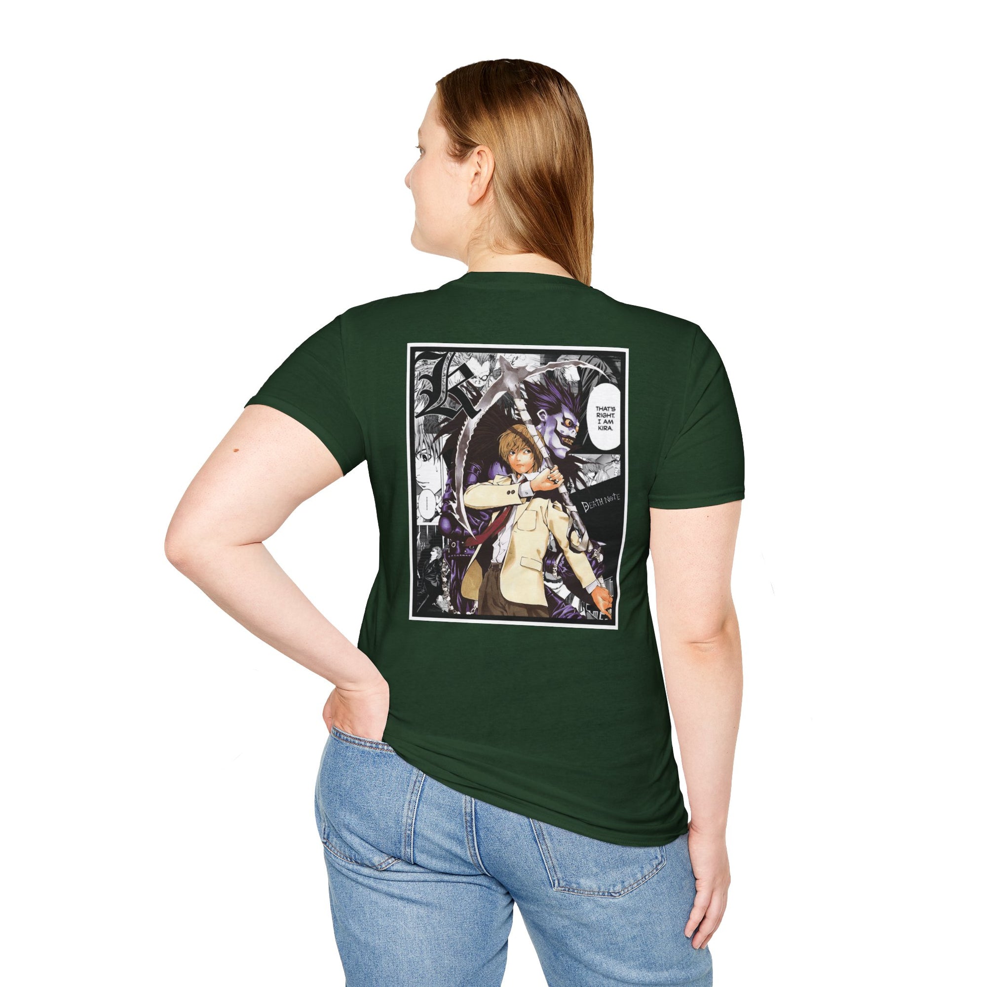 Camiseta informal de Light Yagami (DEATH NOTE)