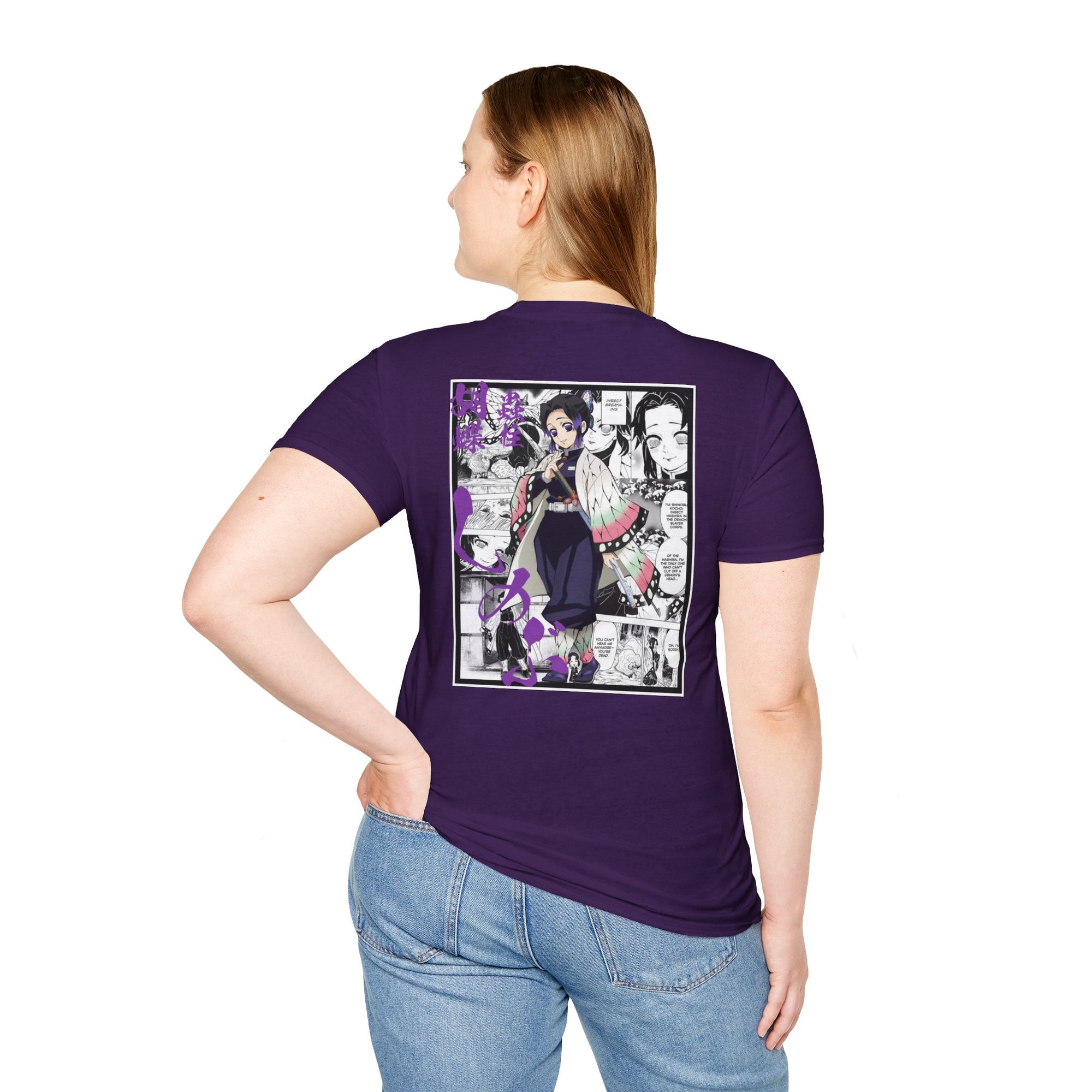 Camiseta informal de Shinobu Kochō (DEMON SLAYER)