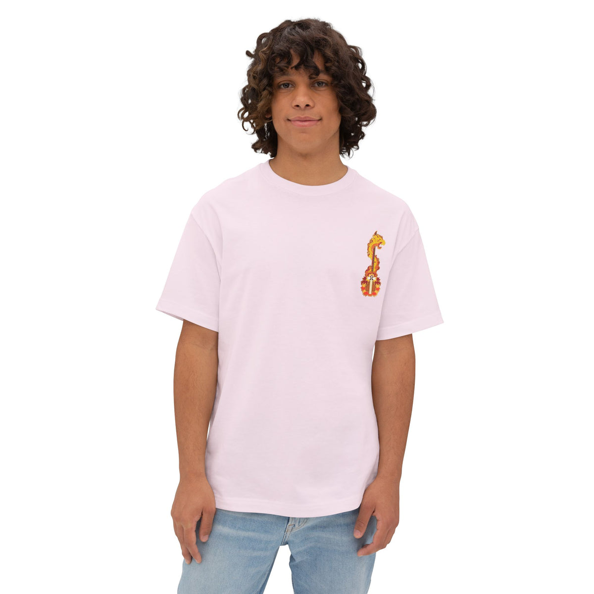 Camiseta extragrande de Kyojuro Rengoku (DEMON SLAYER)