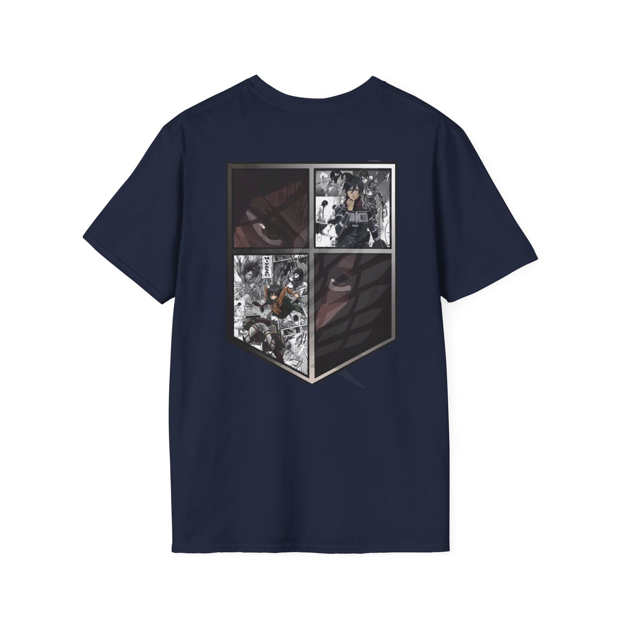 Camiseta informal de Mikasa Ackerman (ATAQUE A LOS TITANES)