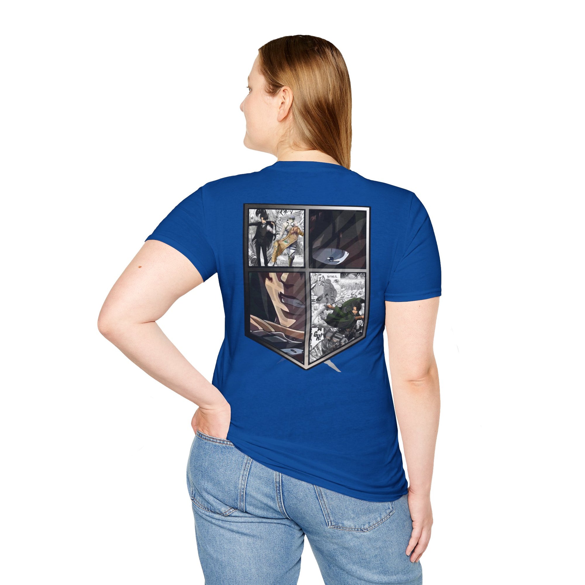 Camiseta informal de Levi Ackerman (ATAQUE A LOS TITANES)
