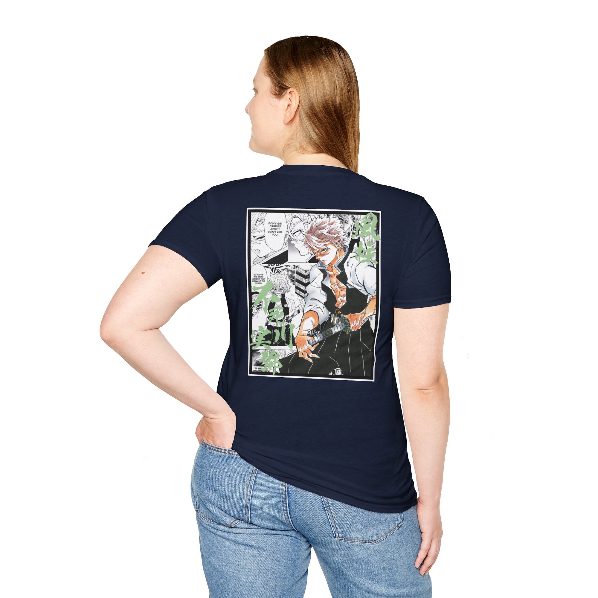 Camiseta informal Sanemi Shinazugawa (DEMON SLAYER)