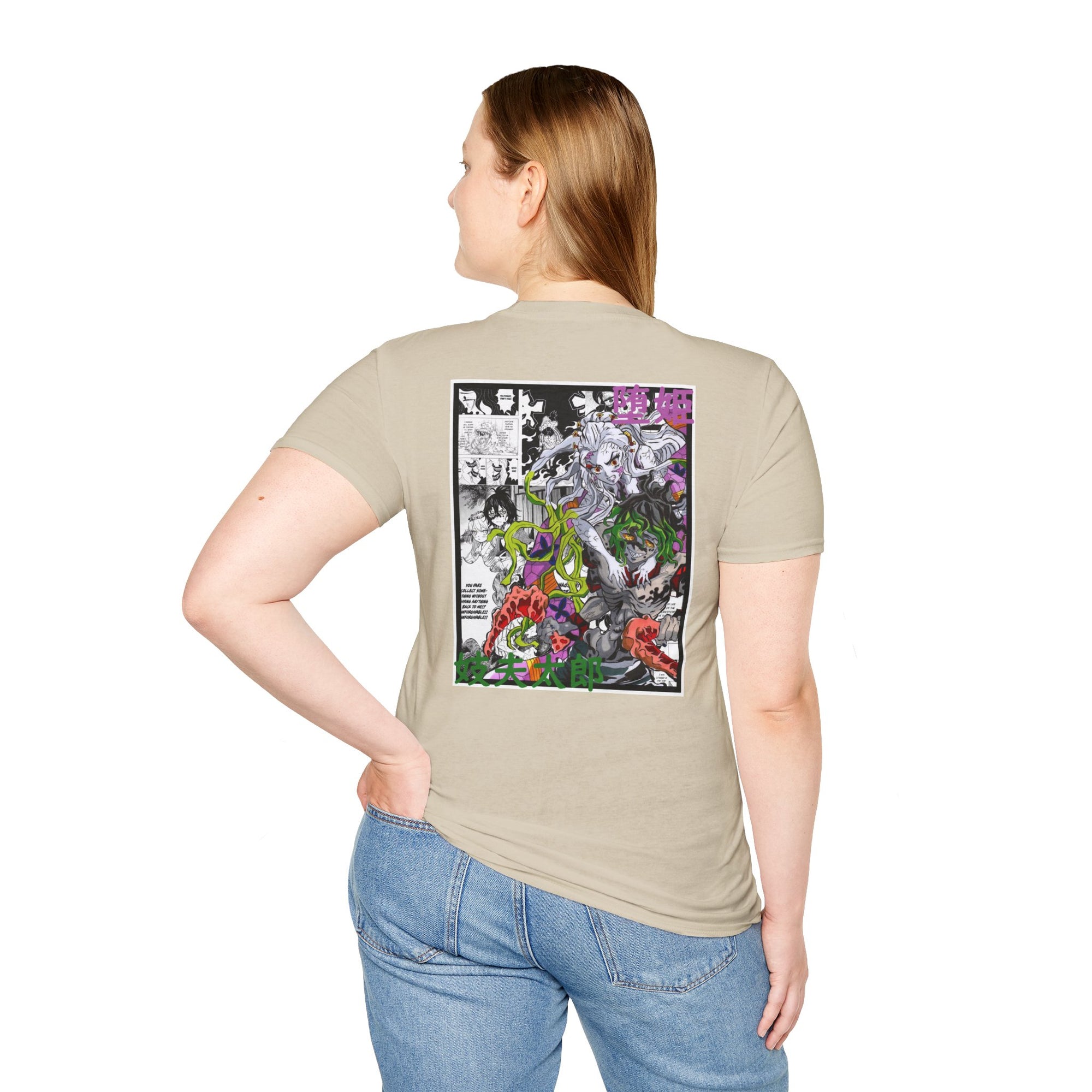 Camiseta informal Gyutaro y Daki (DEMON SLAYER)