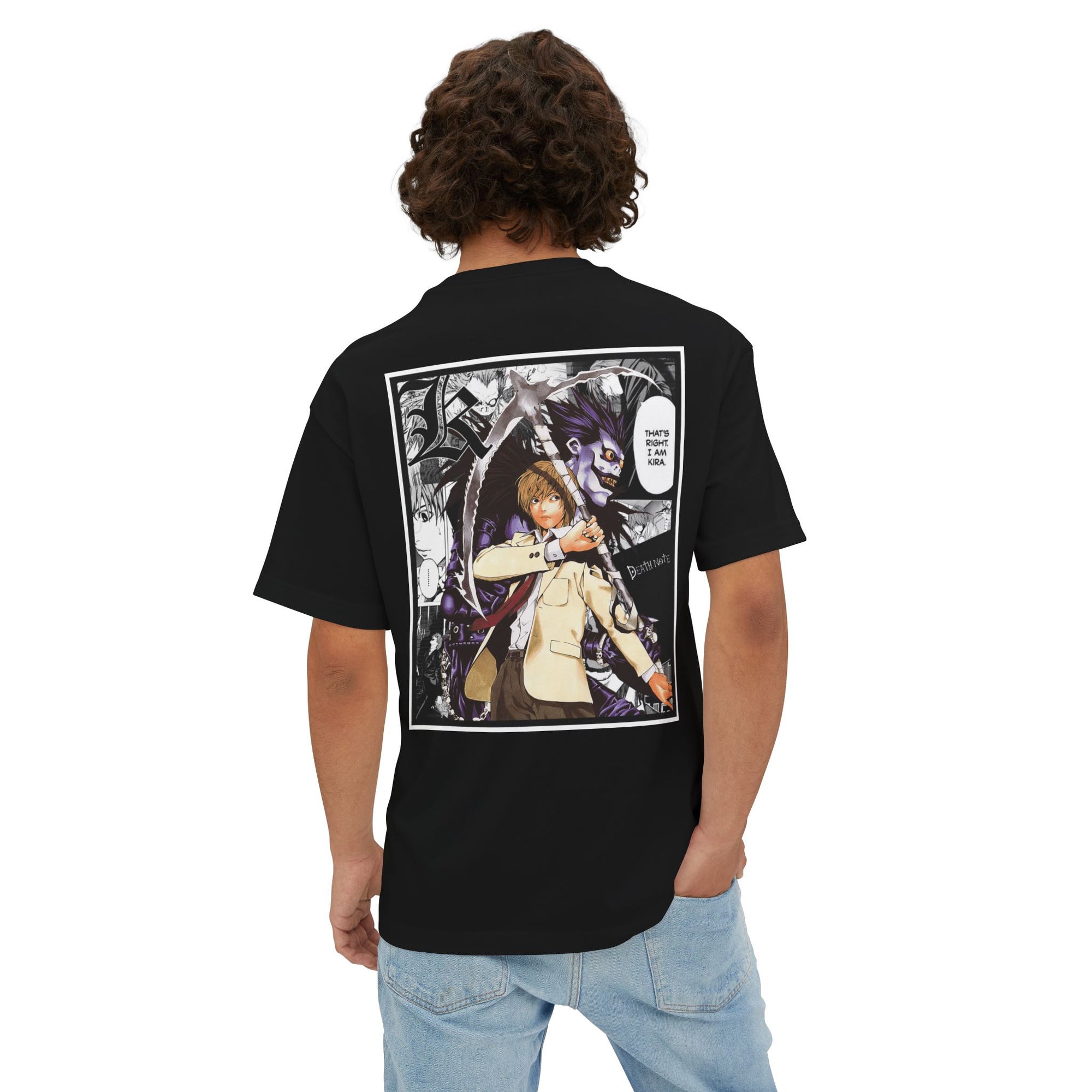 Camiseta extragrande de Light Yagami (DEATH NOTE)