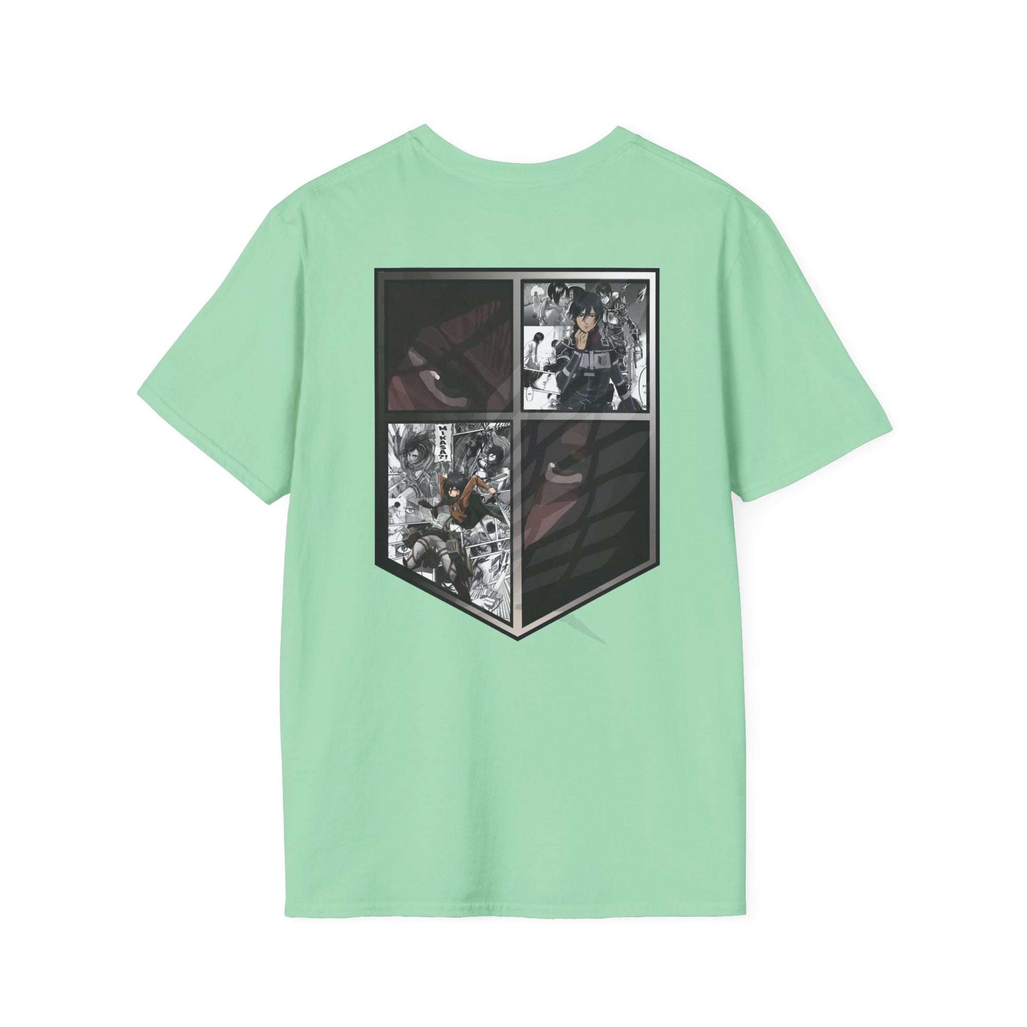 Camiseta informal de Mikasa Ackerman (ATAQUE A LOS TITANES)