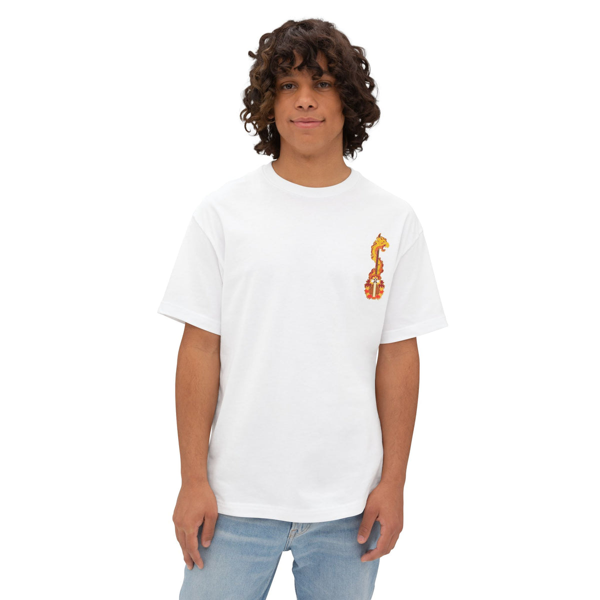 Camiseta extragrande de Kyojuro Rengoku (DEMON SLAYER)
