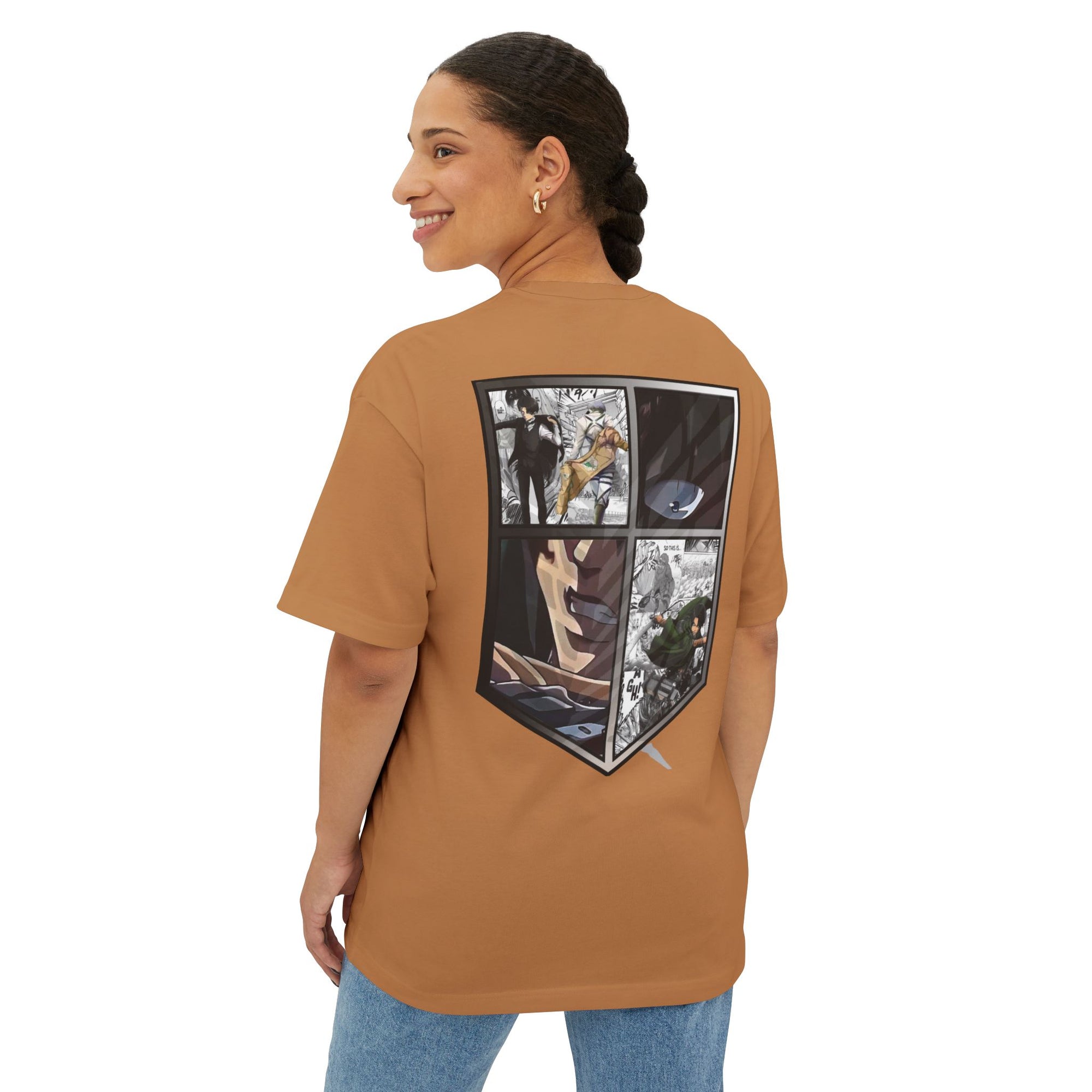 Camiseta extragrande de Levi Ackerman (ATAQUE A LOS TITANES)