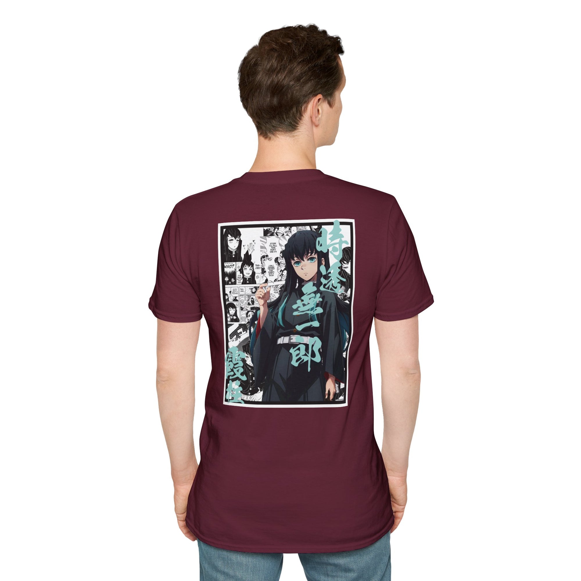 Camiseta informal de Muichiro Tokito (DEMON SLAYER)